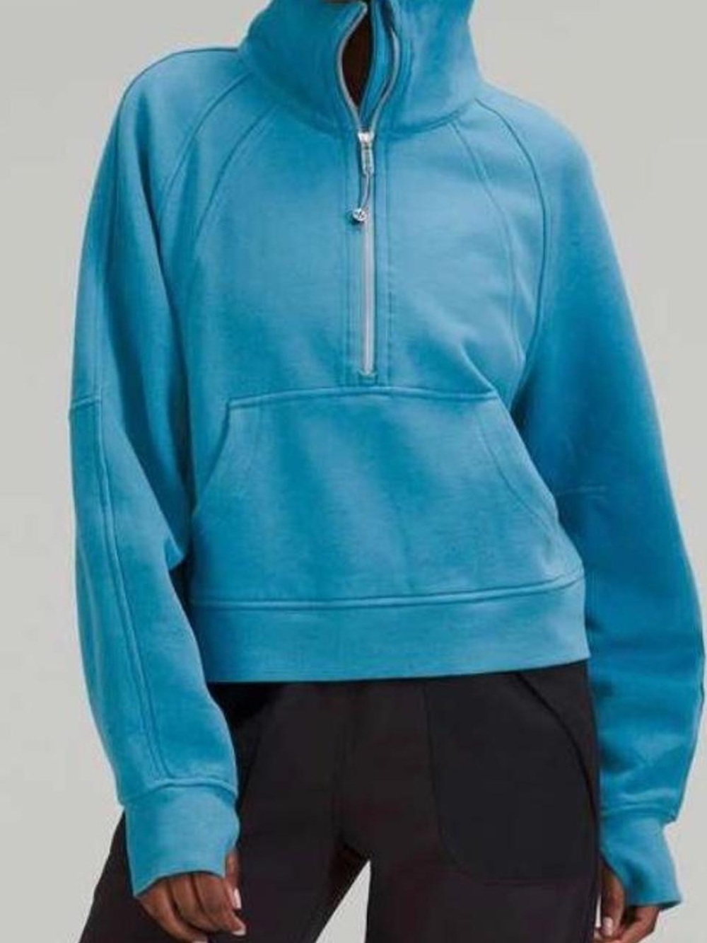 Lululemon Cropped Scuba Zipped Sweatshirt